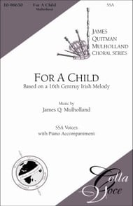 For a Child SSA choral sheet music cover Thumbnail